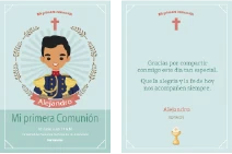 Traje de comunión inspirado en la Armada, en blanco con detalles dorados.